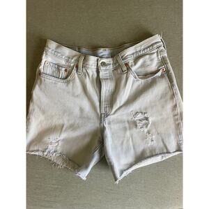 Levi’s 501 Distressed Jean Shorts W28